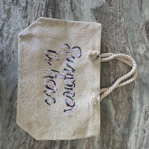 NEW Beach Tote Bag "Summer is Here" - Picture 7 of 7
